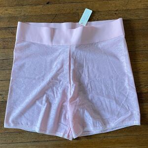 Aerie Smoothez High Waisted Pink Lace Boyshort
